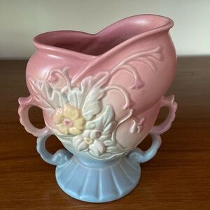 VTG Hull Art Pottery Wildflower Pastel Vase